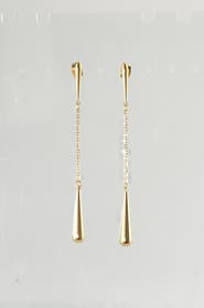 Meideya Teardrop Dangle Chain Earrings