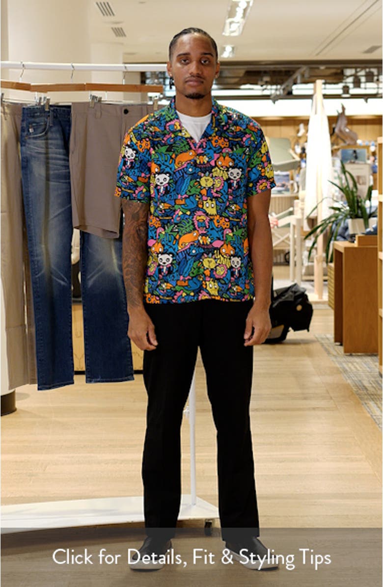 Munday Jungle Print Camp Shirt, sales video thumbnail