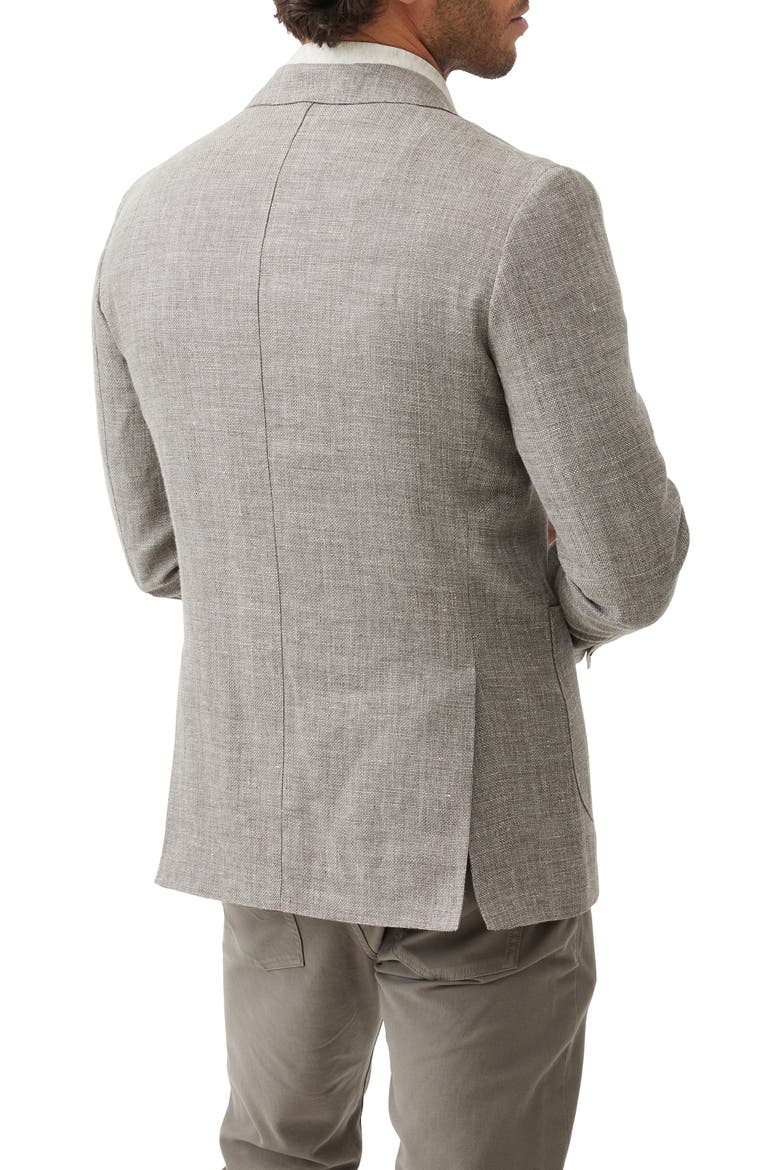 The Cascades Slub Linen & Wool Sport Coat, Alternate, color, MINK