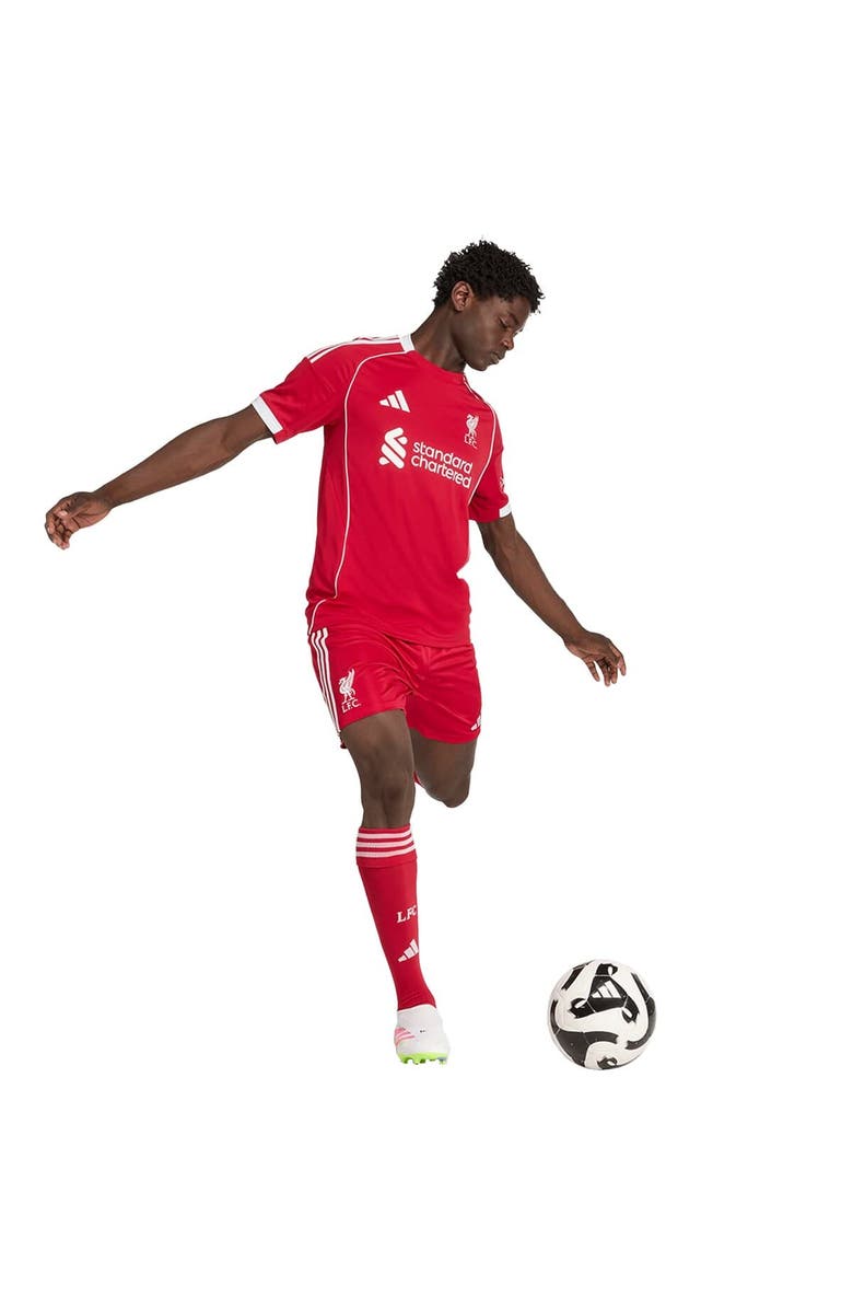 adidas Men's adidas  Red Liverpool 2025/26 Home AEROREADY Replica Shorts, Alternate, color, Red