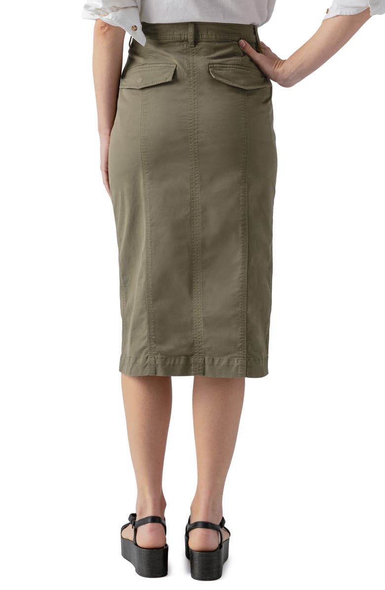 Sanctuary Triple Threat Cargo Skirt, Alternate, color, Burnt Olive