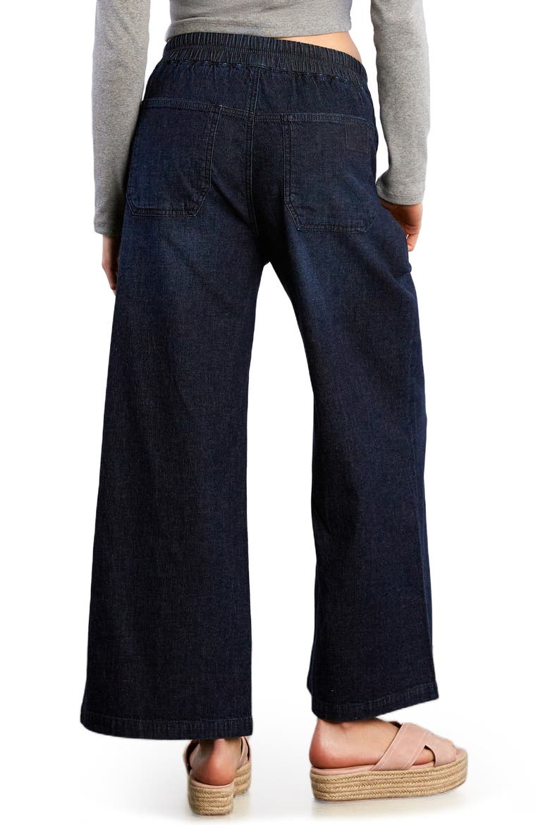 Wide Leg Drawstring Jeans, Alternate, color, STITCH BLUE