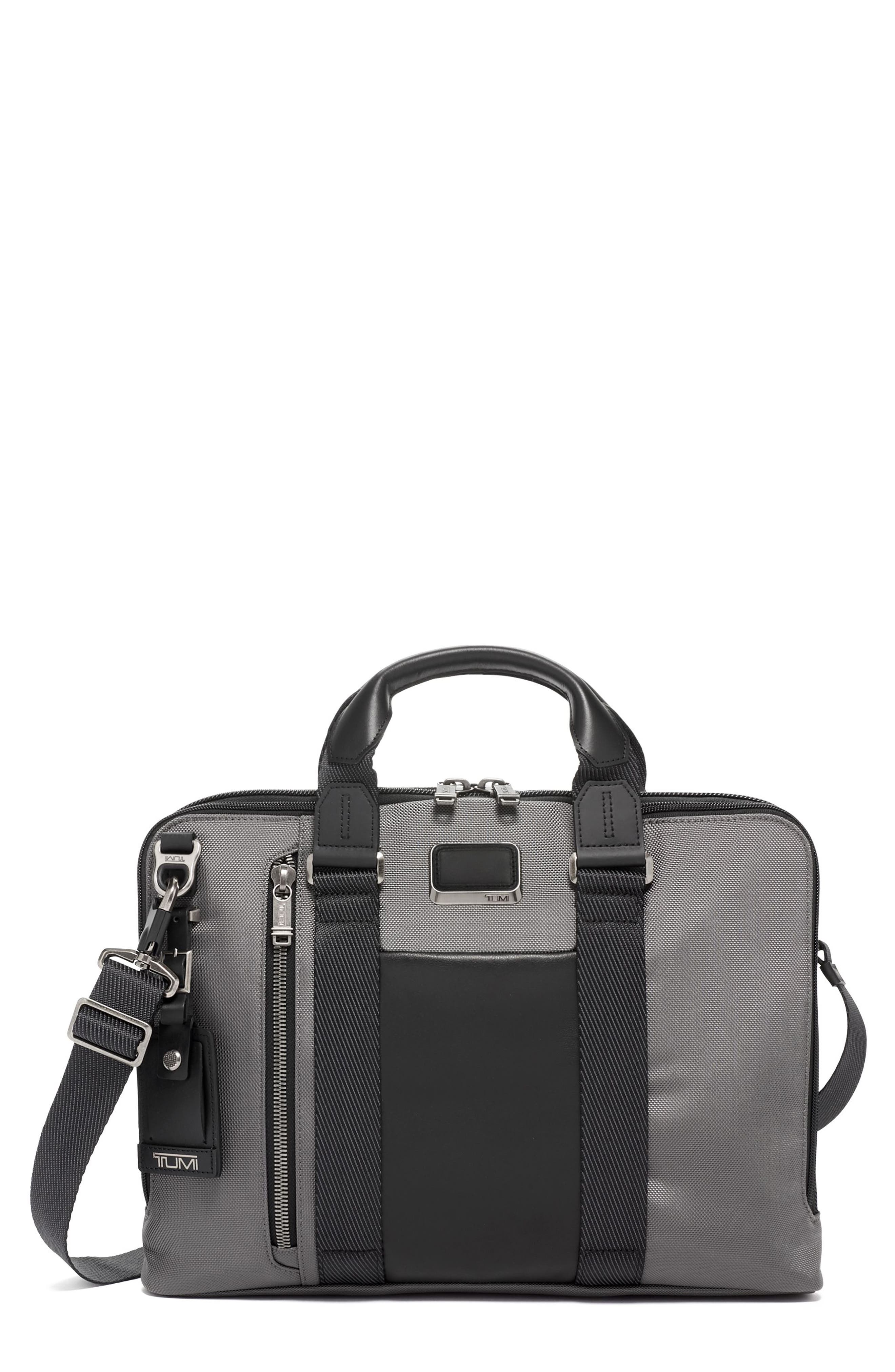 TUMI Alpha Bravo Aviano Slim Briefcase, Main, color, 