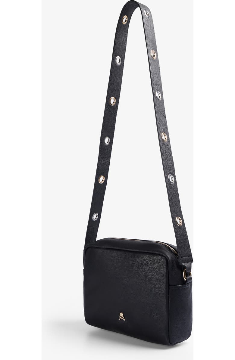 Scalpers Mumbai Eyelet Bag, Alternate, color, Black