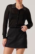 ASTR the Label Gem Embellished Cardigan