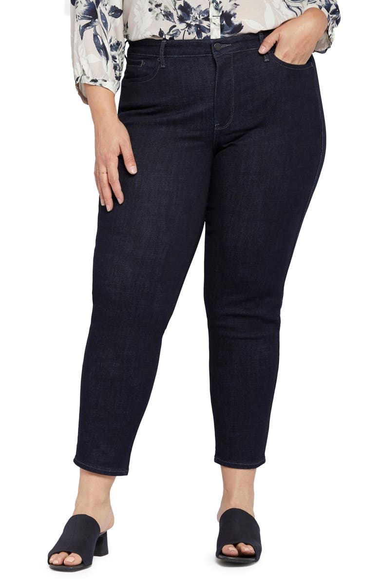 NYDJ Stella High Waist Ankle Tapered Jeans, Main, color, Rinse