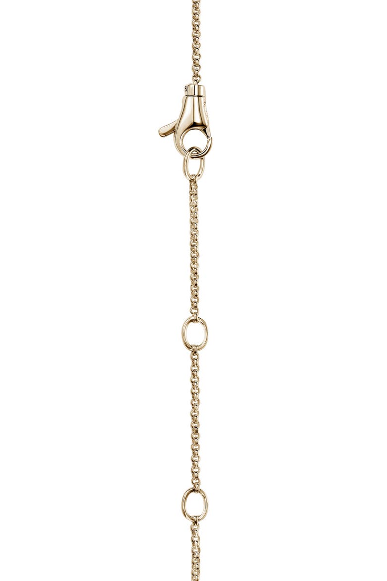 Icon Stud Pavé Diamond Pendant Necklace, Alternate, color, GOLD