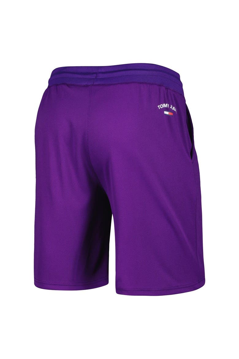 Men's Tommy Jeans Purple Sacramento Kings Mike Mesh Basketball Shorts, Alternate, color, Purple