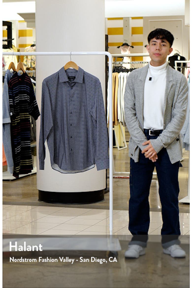 James OoohCotton® Dot Print Button-Up Shirt video