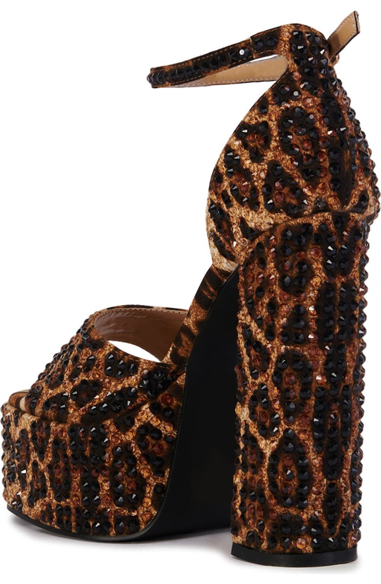 AZALEA WANG Wilmore Platform Sandal, Alternate, color, Leopard Multi