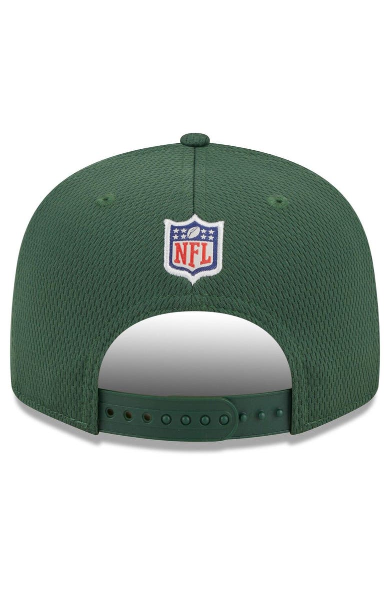 New Era Men's New Era Green Green Bay Packers 2023 NFL Training Camp 9FIFTY Snapback Hat, Alternate, color, 