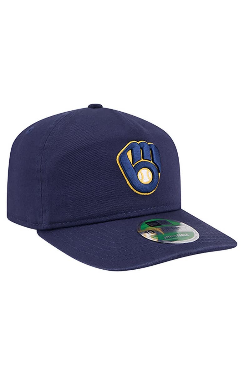 New Era Men's New Era Navy Milwaukee Brewers Team 19TWENTY Adjustable Hat, Alternate, color, Navy