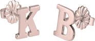 MELANIE MARIE Personalized Letter Stud Earrings