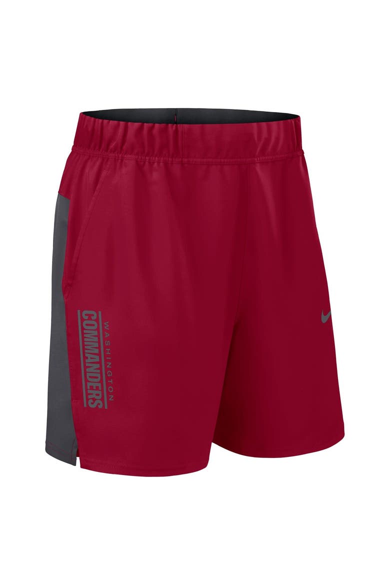 Men's Nike Burgundy Washington Commanders Woven Victory Performance Shorts, Alternate, color, Burgundy