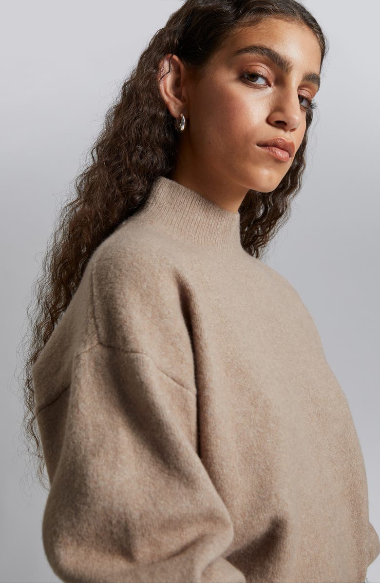 & Other Stories Mock Neck Sweater, Alternate, color, 