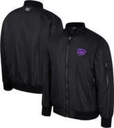 COLOSSEUM Men's Colosseum  Black Kansas State Wildcats Full-Zip Bomber Jacket