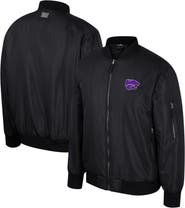 COLOSSEUM Men's Colosseum Black Kansas State Wildcats Full-Zip Bomber Jacket