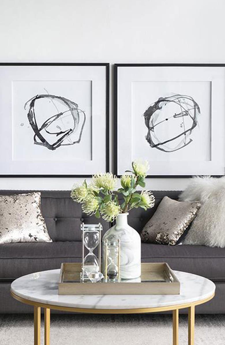 A & B Home Square Decorative Tray, Alternate, color, Gold