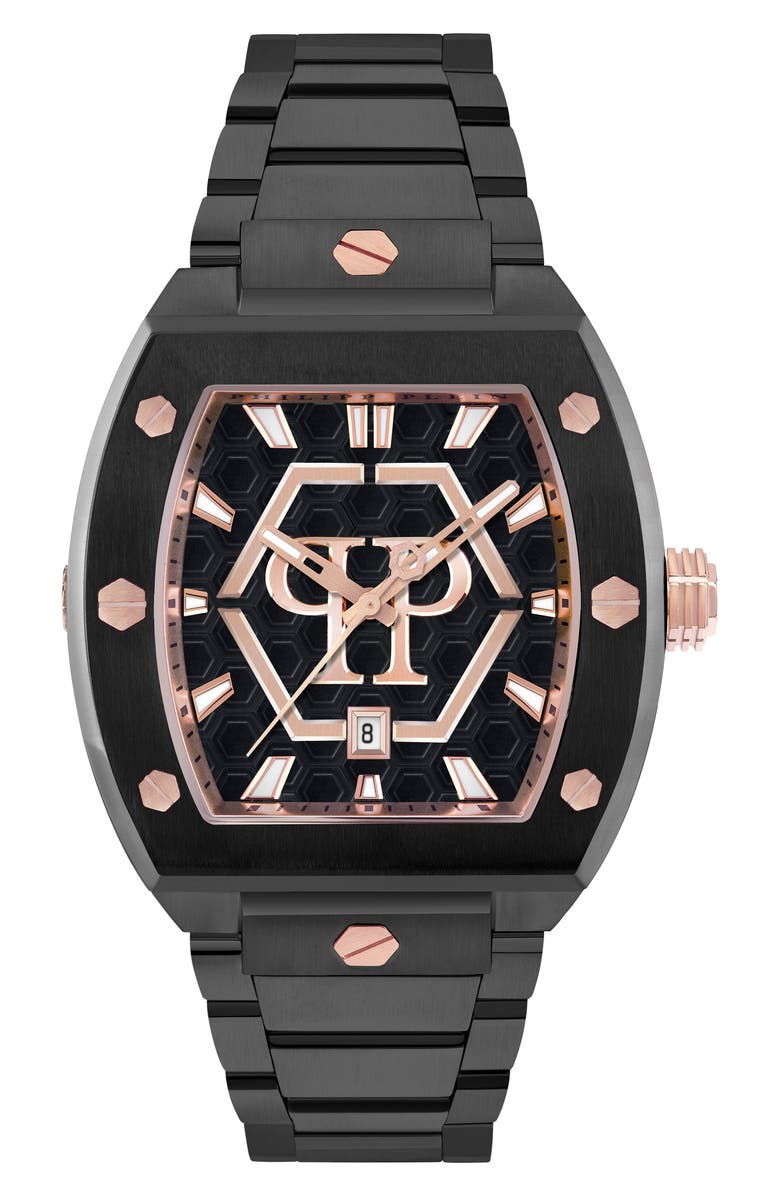 PHILIPP PLEIN The Hexagon Phantom Bracelet Watch, 44mm x 56.2mm, Main, color,