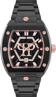 PHILIPP PLEIN The Hexagon Phantom Bracelet Watch, 44mm x 56.2mm