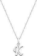 Tiny Blessings Sterling Silver Initial 12-14" Necklace