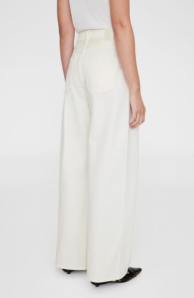 ANINE BING Manon Jean, Alternate, color, Ecru