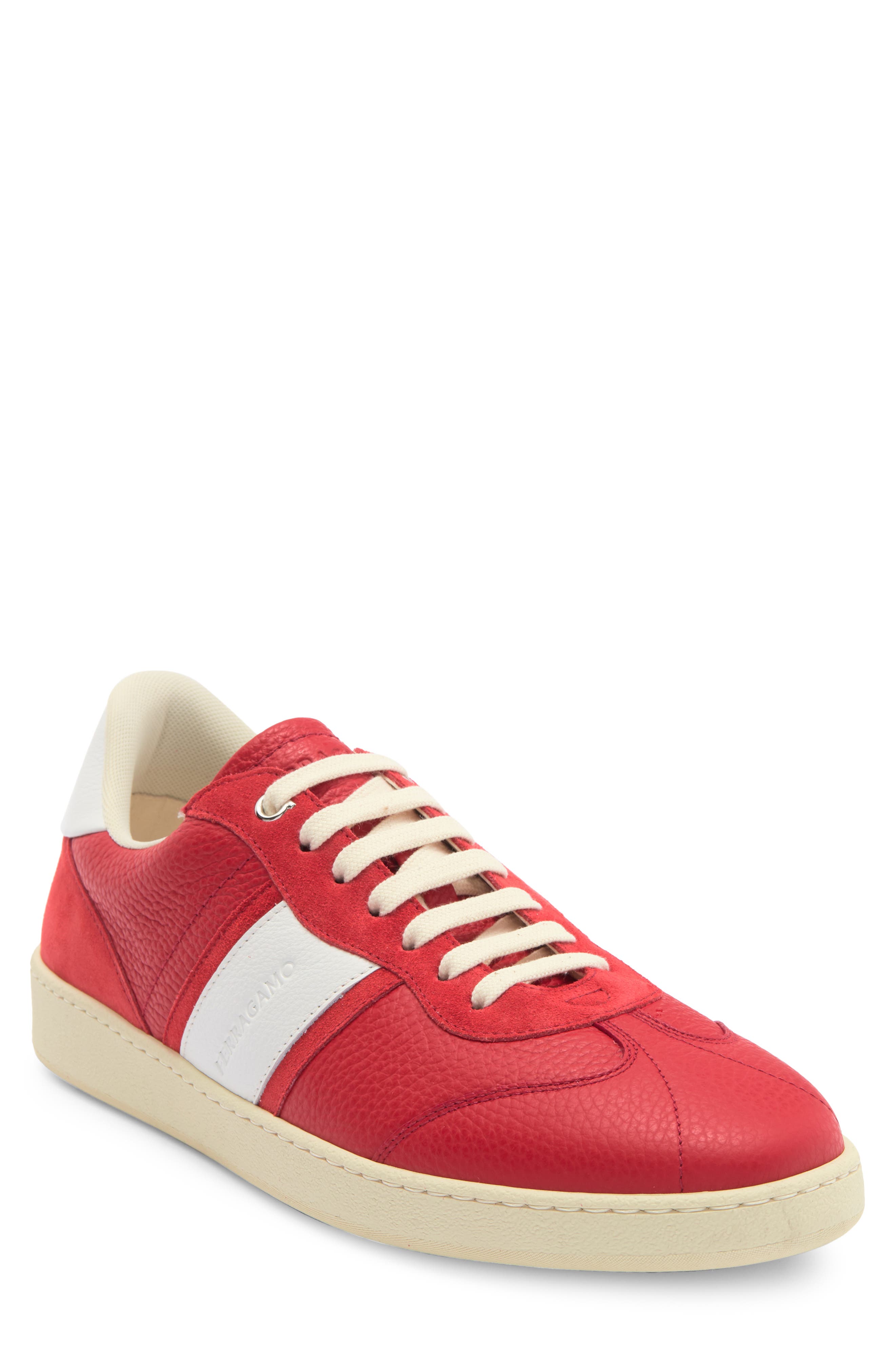 FERRAGAMO Achille Low Top Sneaker, Main, color, 