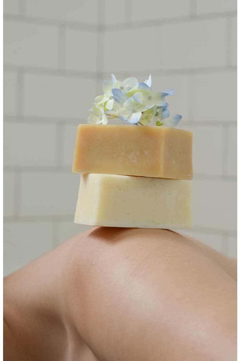 Violet Milk Soap with Regenerative Tallow, Alternate, color, Pale Yellow/Beige