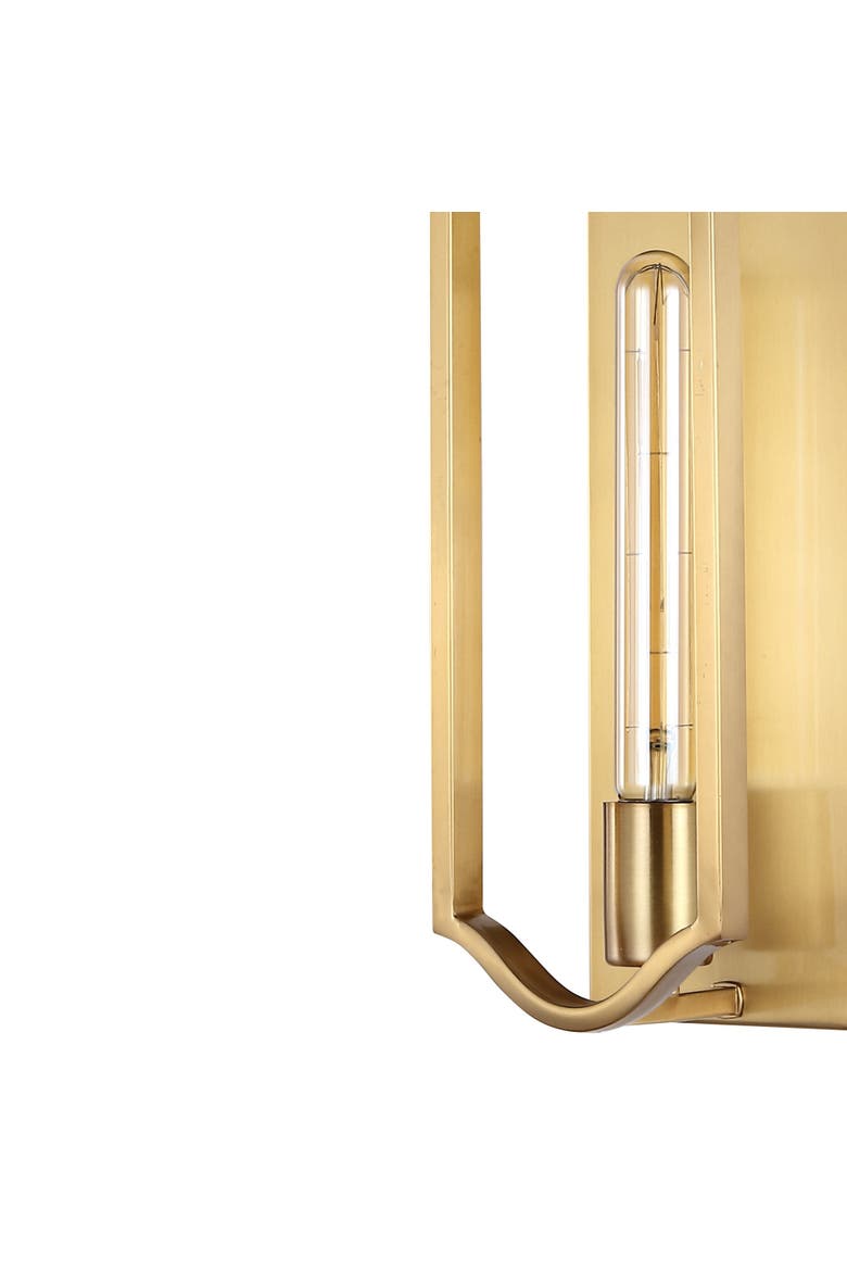 Chloe 1-Light Modern Bohemian Iron LED Sconce, Alternate, color, Brass Gold