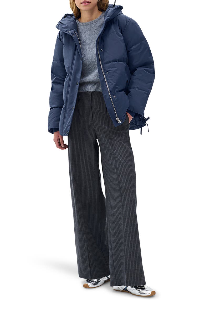 rag & bone Leonard Puffer Jacket, Alternate, color, Navy