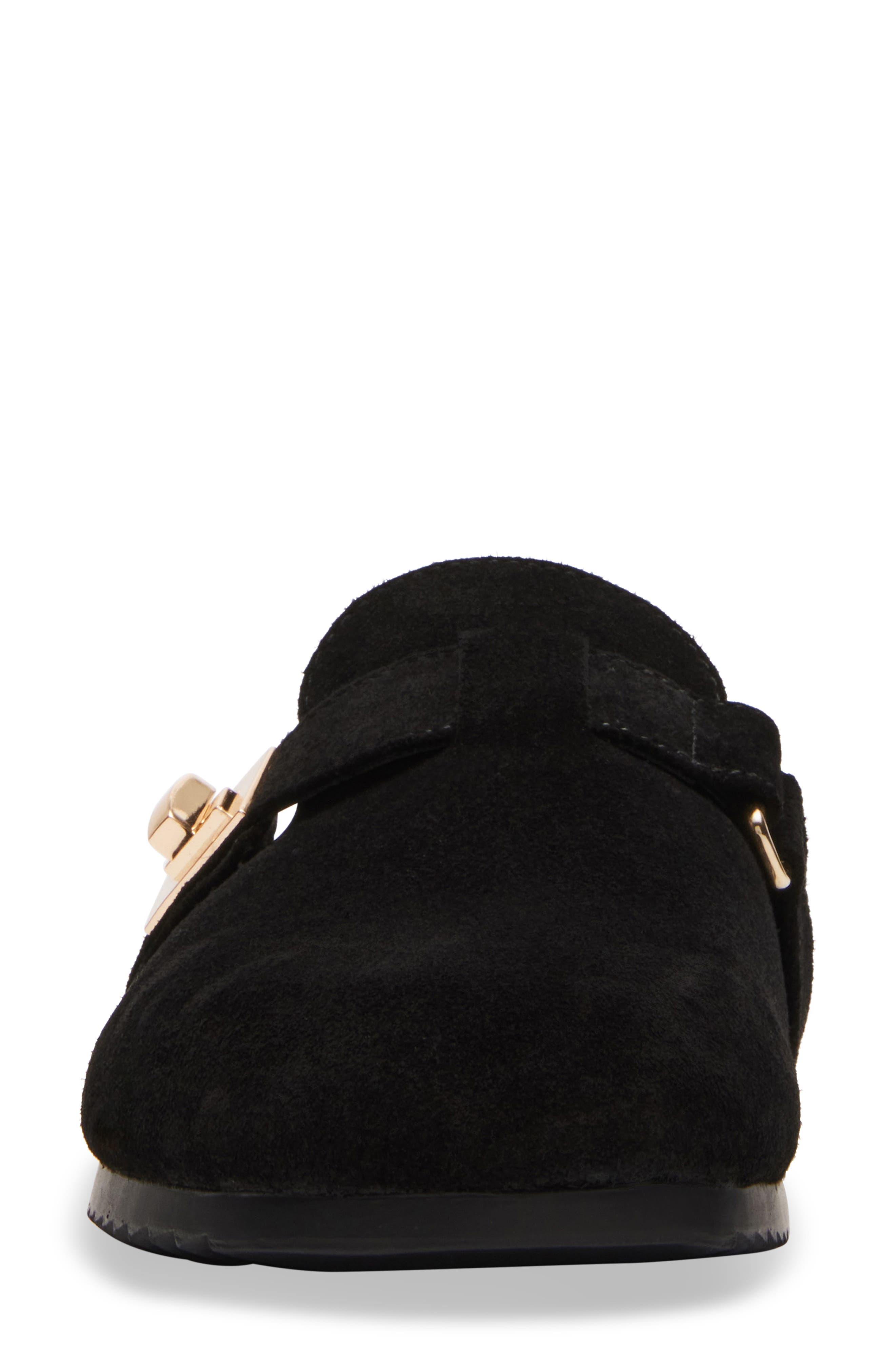 Money Clog, Alternate, color, BLACK SUED
