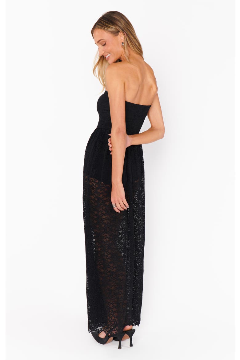 Diana Drop Waist Dress, Alternate, color, Black Lovely Lace