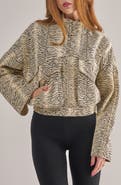 AZALEA WANG Ottoline Zebra Bomber Jacket