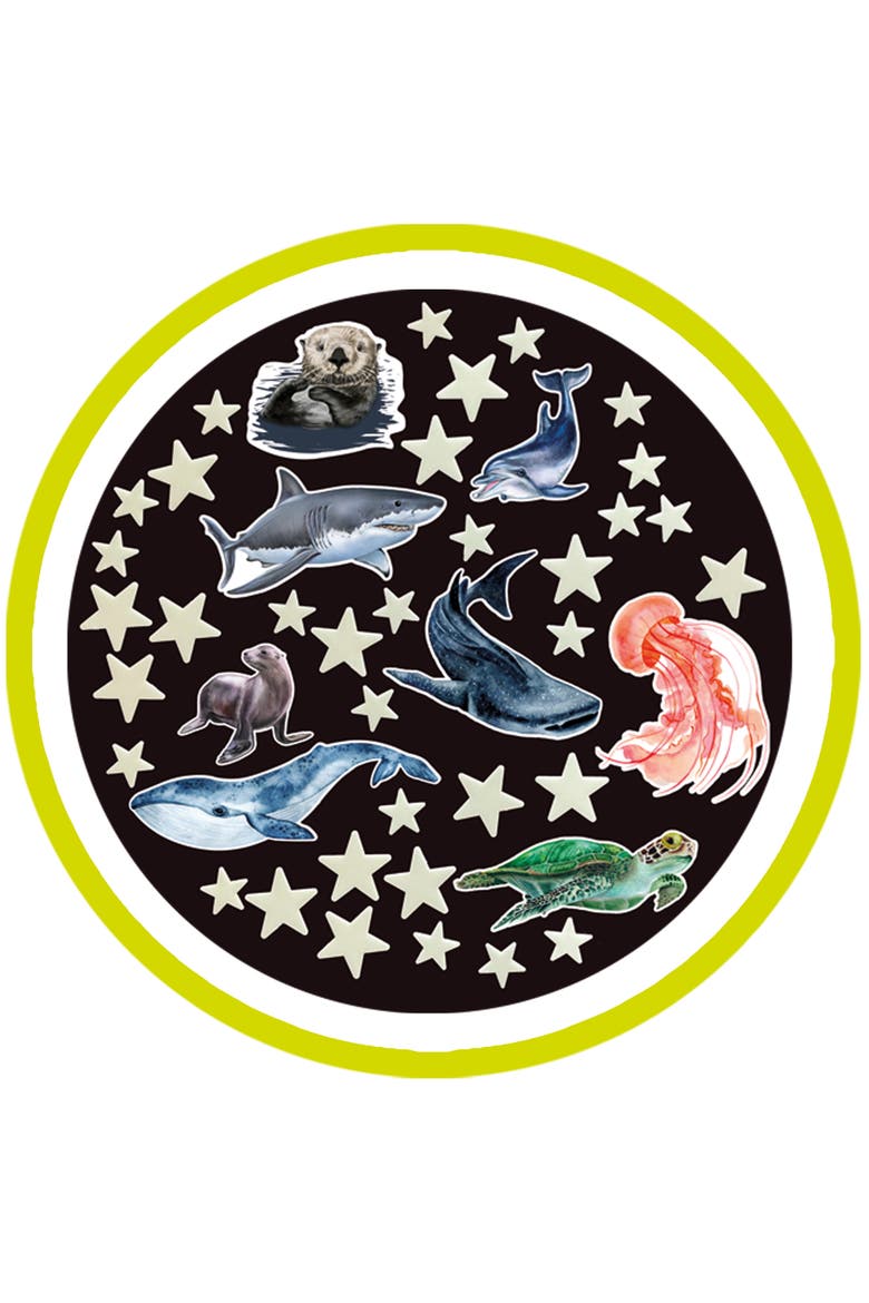 Glow Stars & Sea Creatures ECO, Glow Wall Décor, Alternate, color, Multicolored