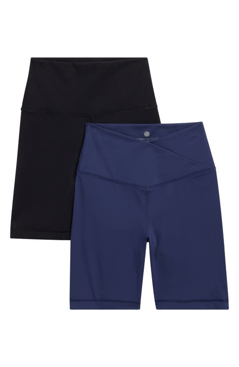 Eclipse Crossover Waistband Yoga Shorts