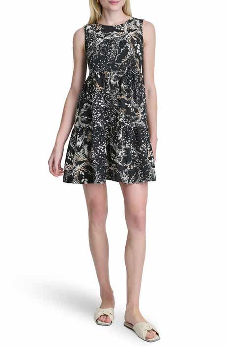 DKNY Commuter Sleeveless Swing Minidress
