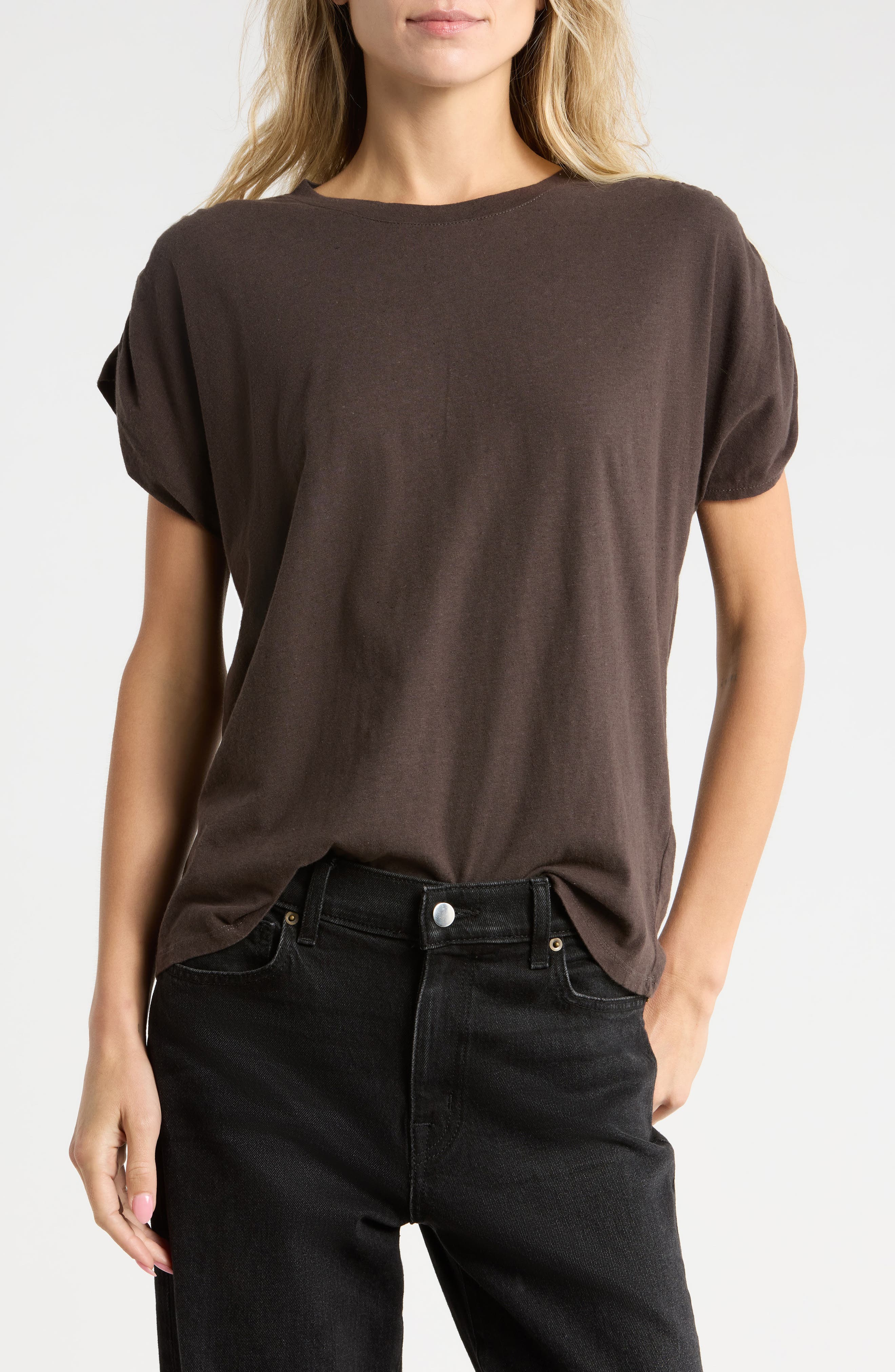 Lunar Cotton & Linen T-Shirt