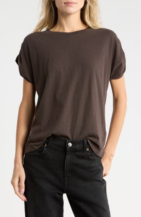 Lunar Cotton & Linen T-Shirt