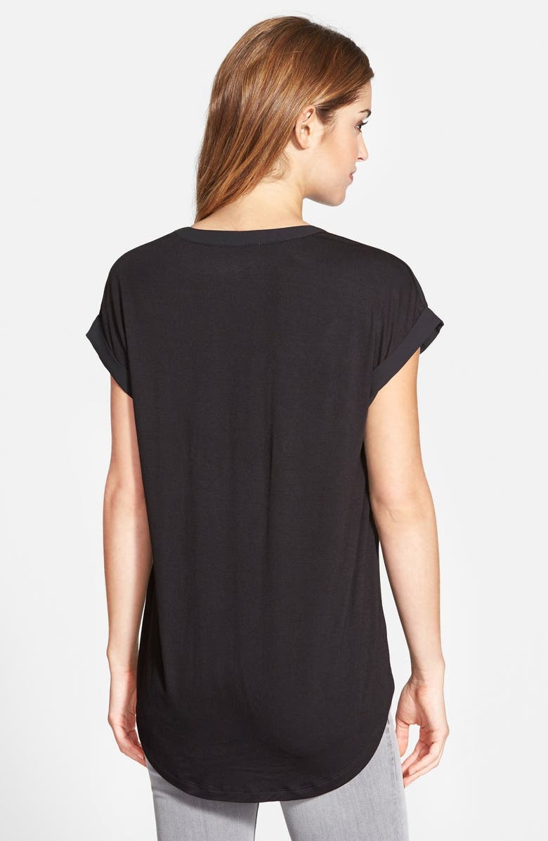 Pleione Split Neck Top, Alternate, color, 