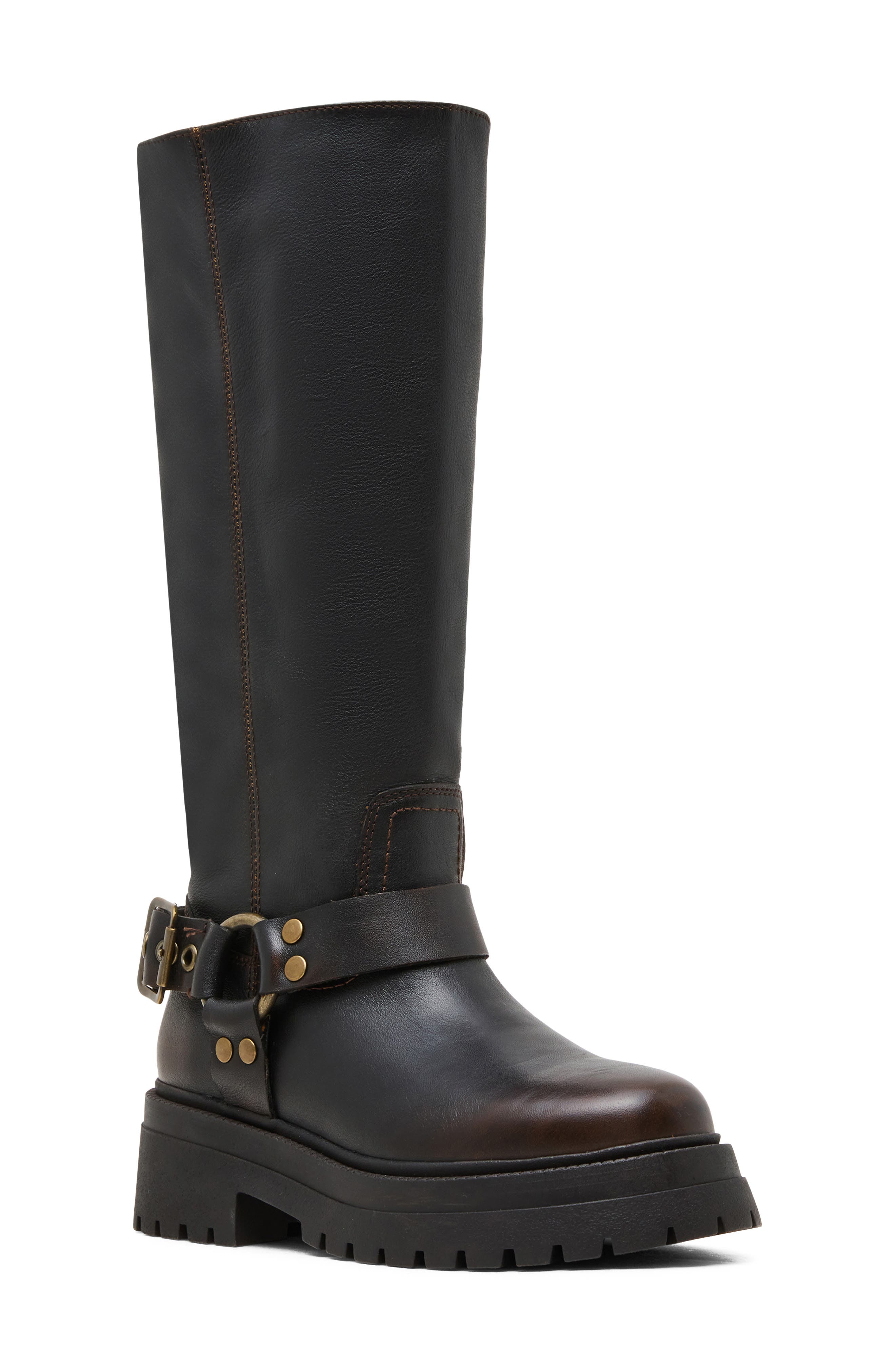 Everest Harness Boot, Main, color, BROWN LEATHER