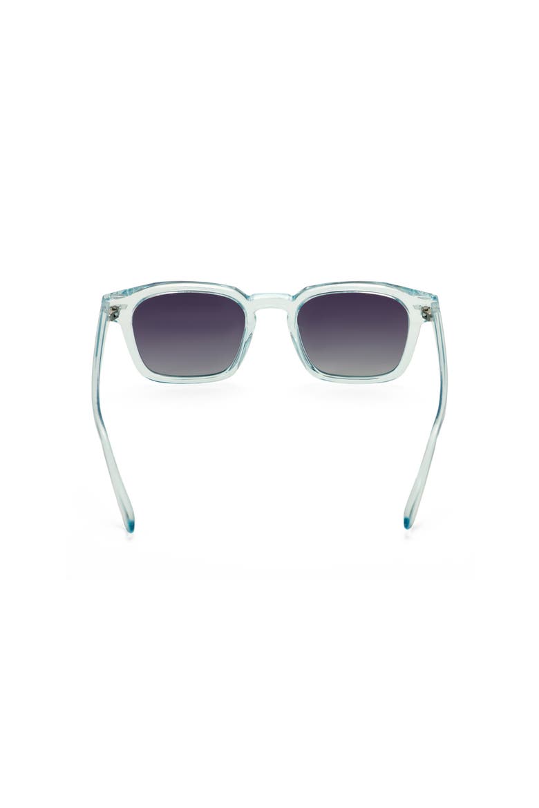 Polarized Vintage Square Sunglasses, Alternate, color, Blue Ivy