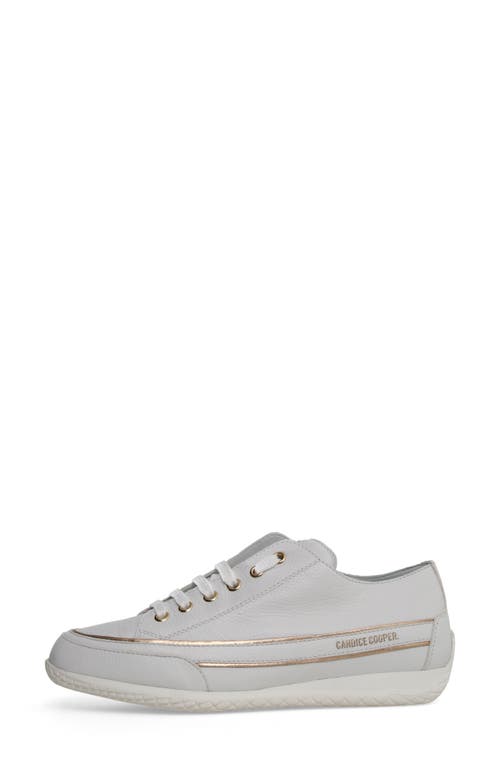 Candice Cooper Janis Strip Sneaker In White