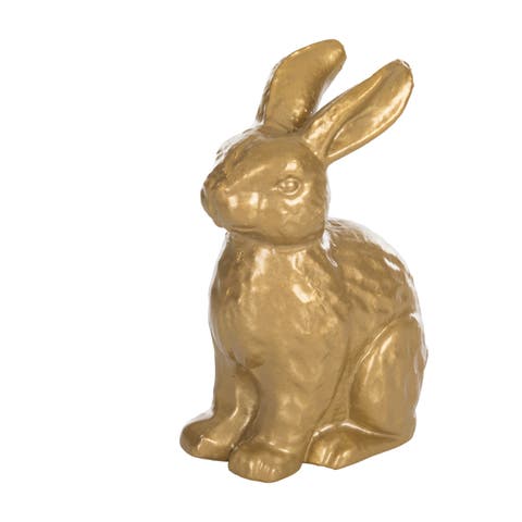 Iron Bunny Gold for Spring Home Decor