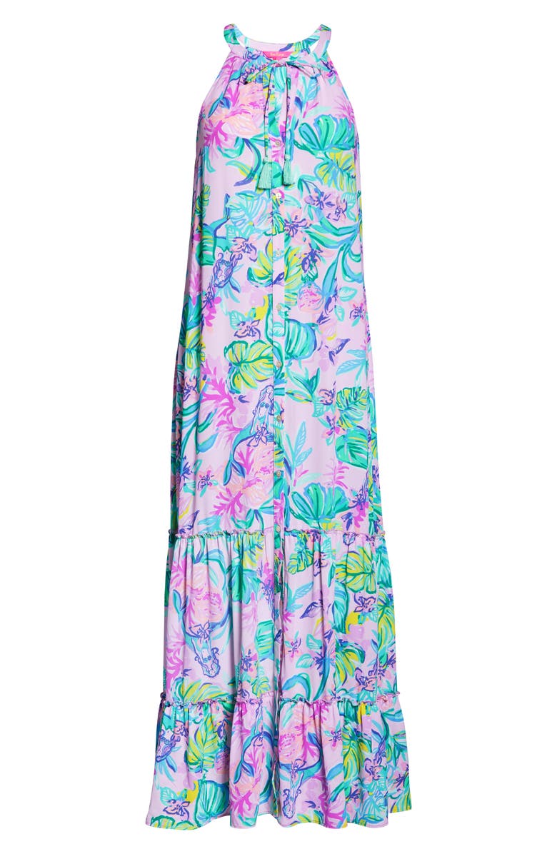Lilly Pulitzer<sup>®</sup> Luliana Button Front Maxi Dress, Alternate, color,