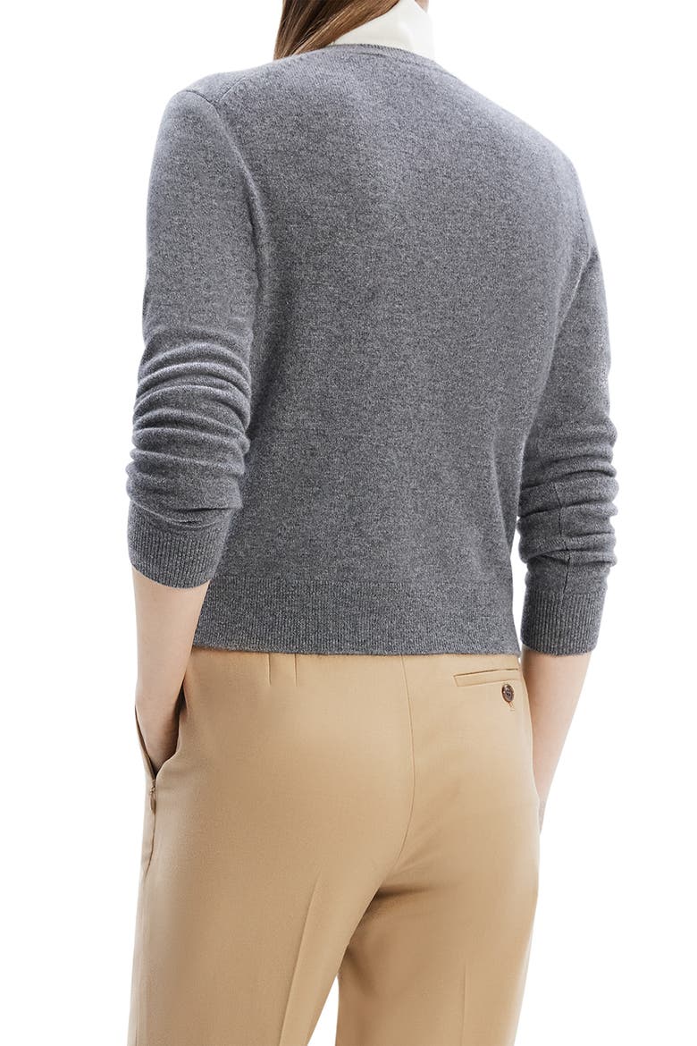 Cashmere Cardigan, Alternate, color, LIGHT CHARCOAL