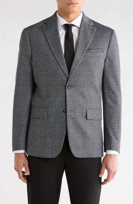 Duchamp Slim Fit Plaid Sport Coat