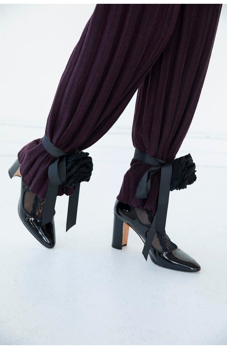 SSKEIN Marcelle Trousers, Alternate, color, Black