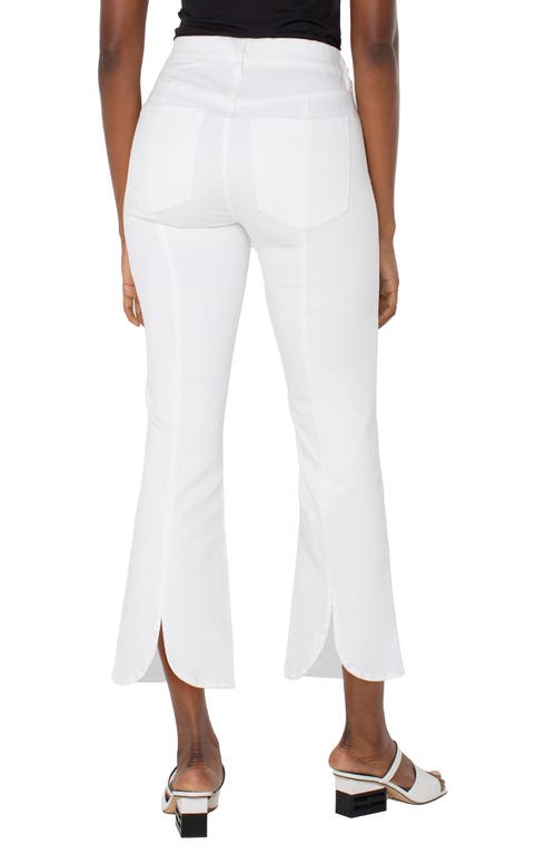 Liverpool Los Angeles Gia Glider Tulip Hem Pull-on Crop Flare Jeans