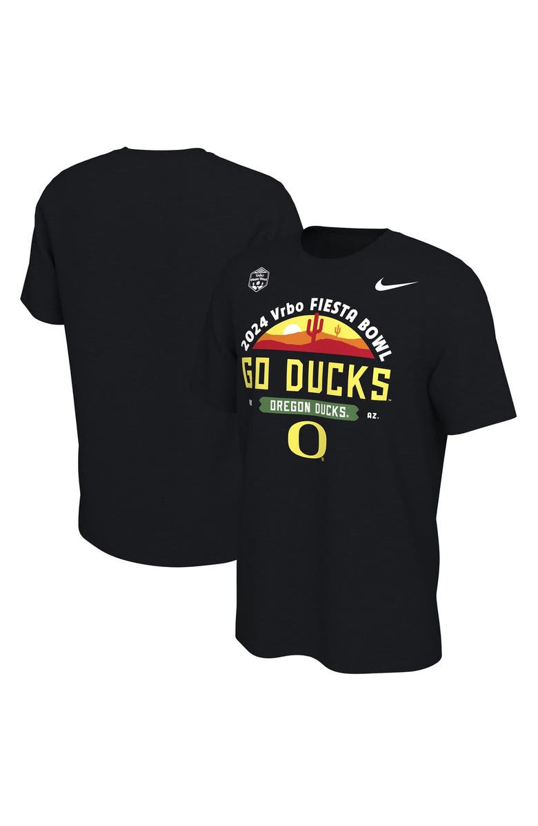 Nike Men's Nike  Black Oregon Ducks 2024 Fiesta Bowl Mantra T-Shirt, Main, color, 