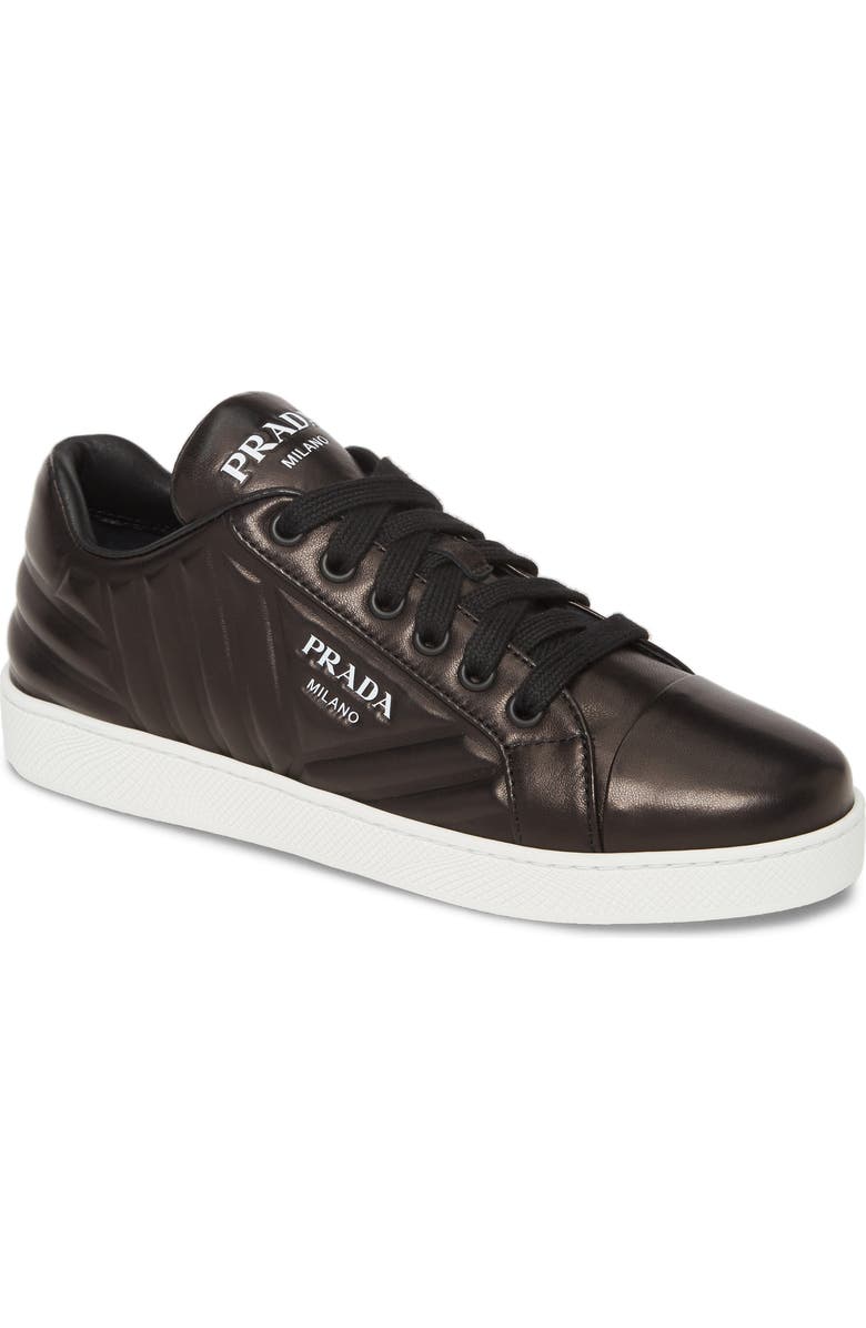 Prada Quilted Low Top Sneaker, Main, color,